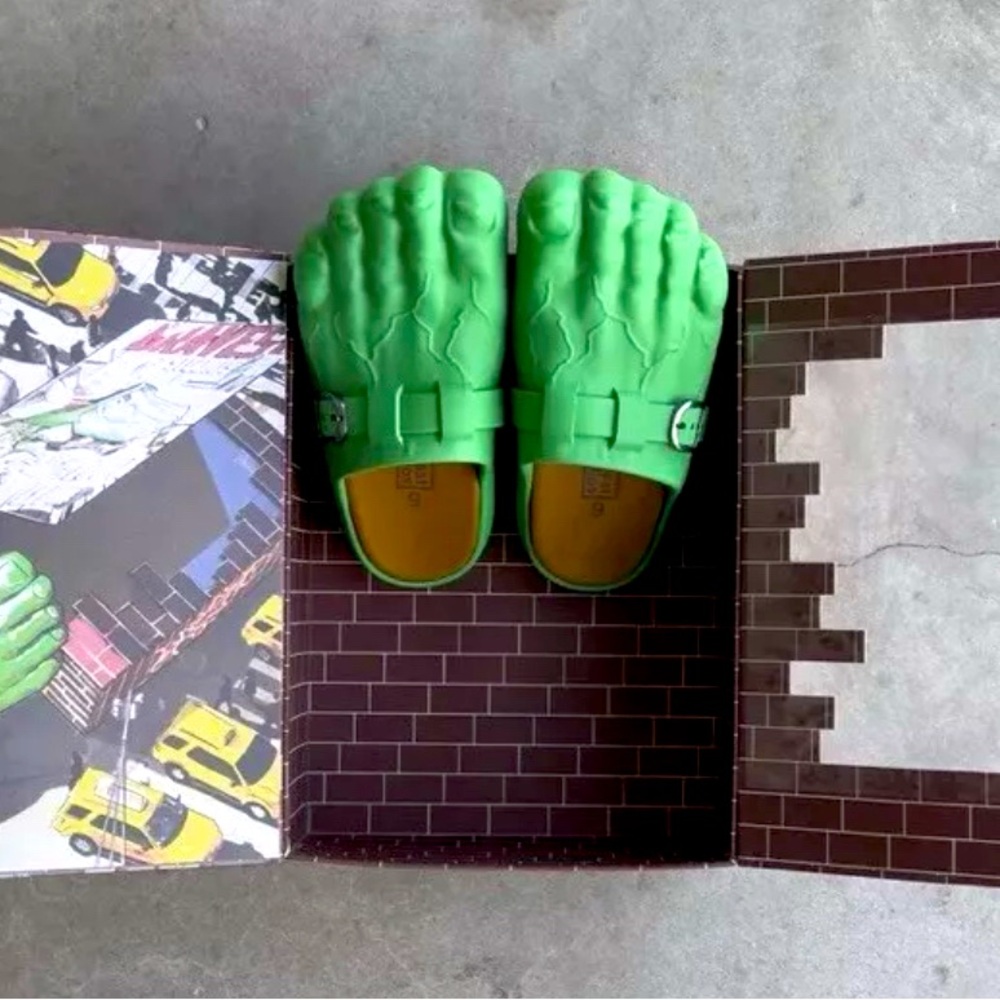 Hulk feet foot clogs